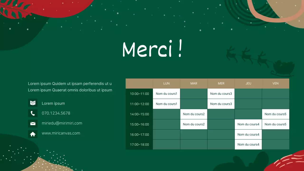 Guide de formation des volontaires avec des motifs géométriques rouges et verts