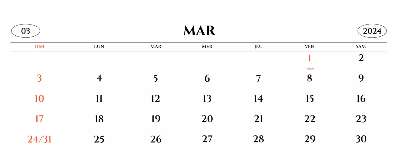 Calendrier mural de style simple avec un concept de photographie de voyage émotionnelle en noir et blanc