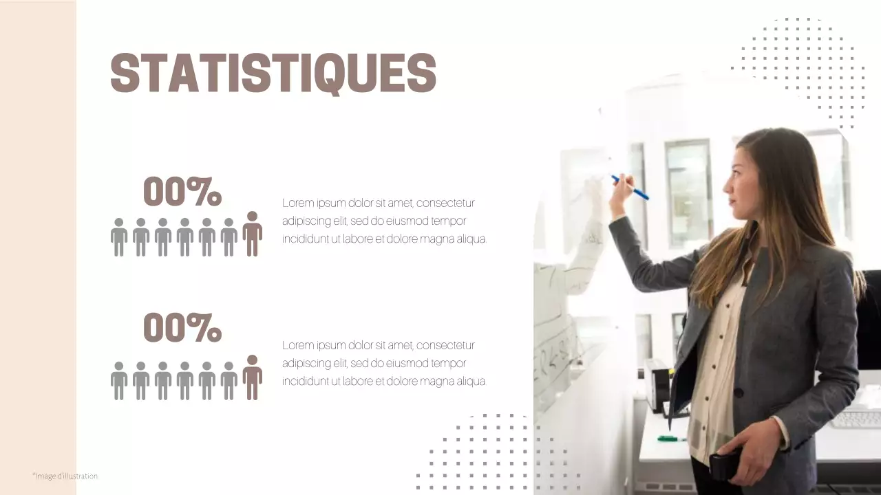 Matériel d'affaires classique en beige et marron