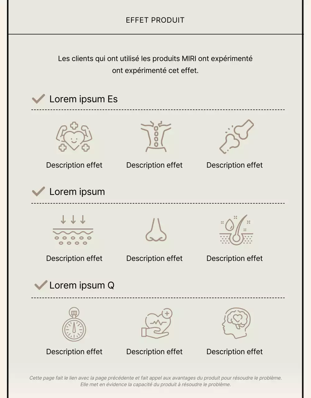 Style basique en noir et beige Déclaration de la marque Commerce