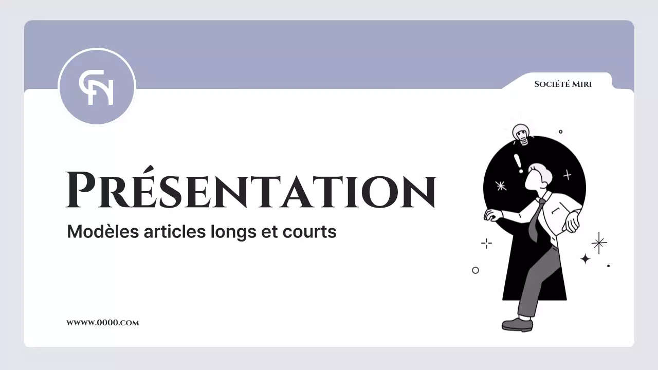 Texte simple en mauve et gris, avec beaucoup d'espace pour écrire