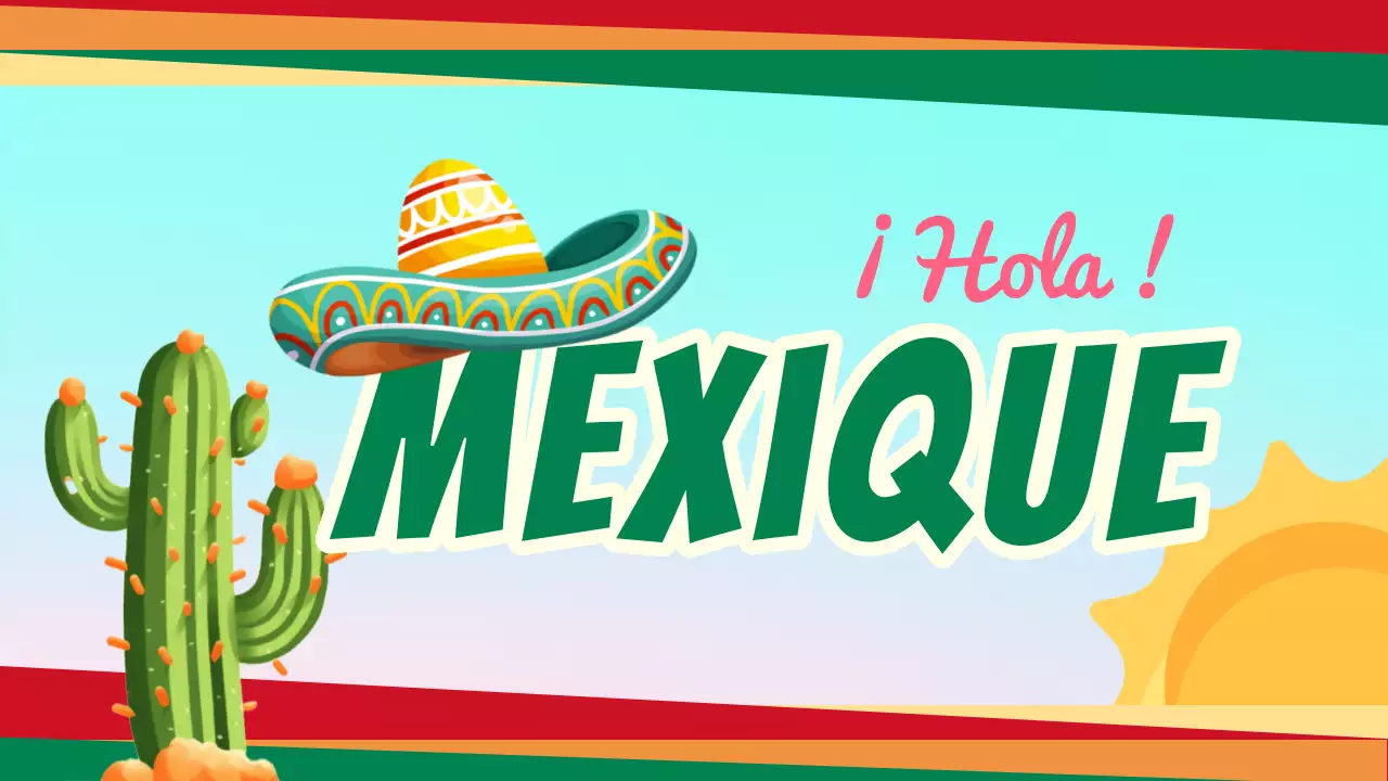 Rouge et vert Trendy About Mexico introduction