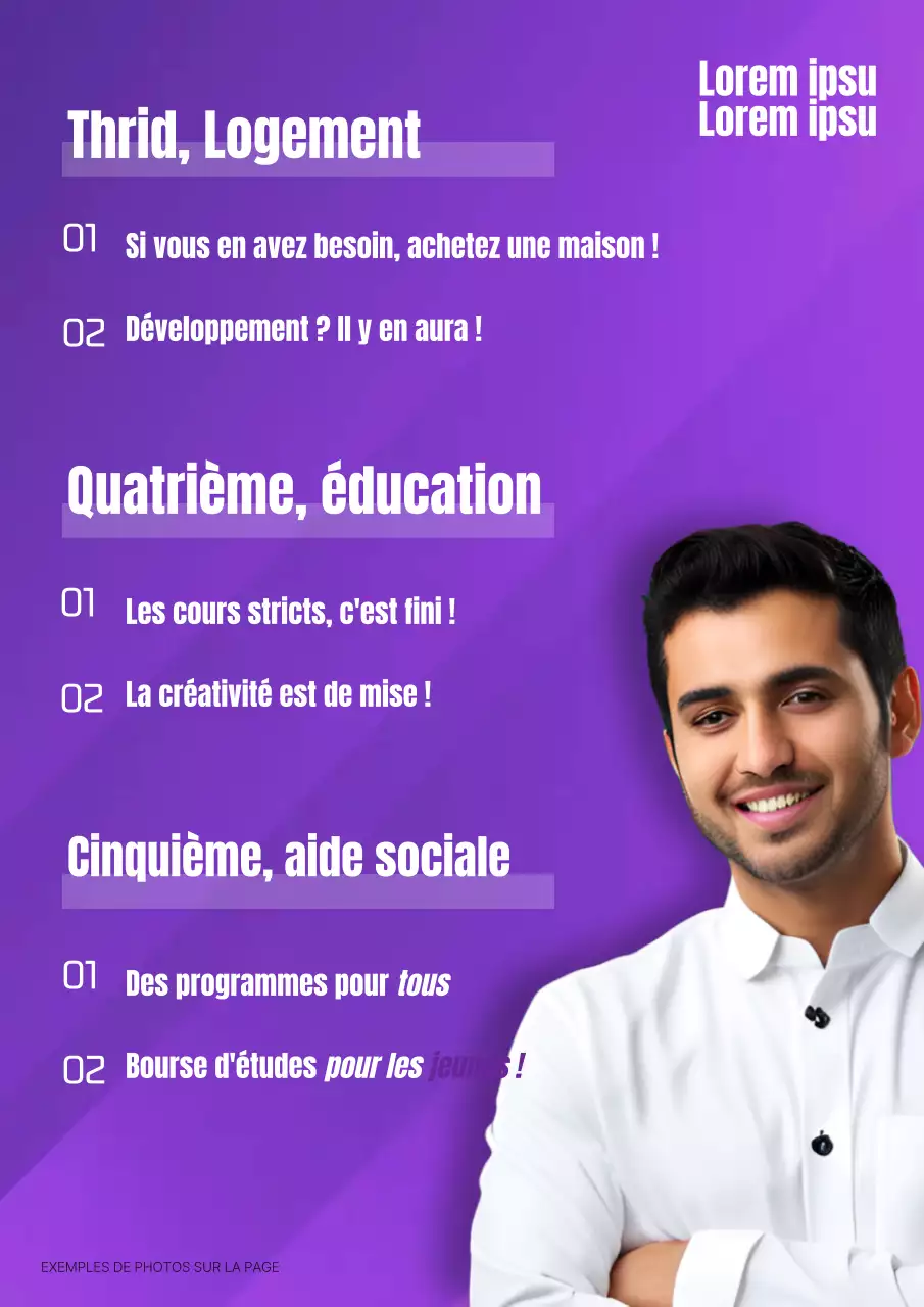 Une campagne électorale simple et mauve