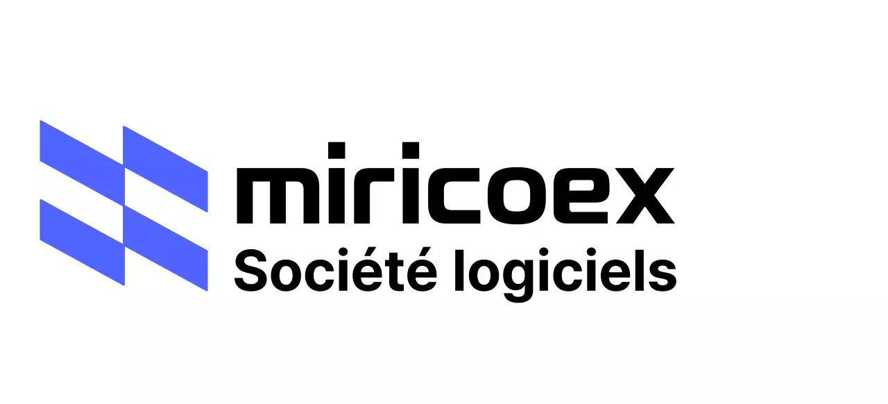 Logo d'entreprise avec un concept de forme inclinée