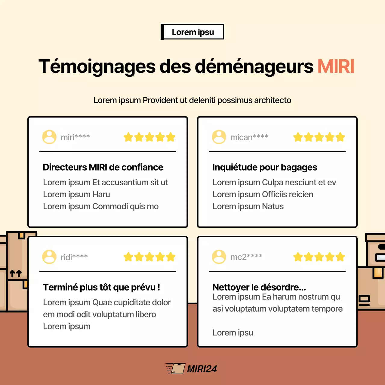 Promouvoir votre entreprise d'emballage ivoire et brun