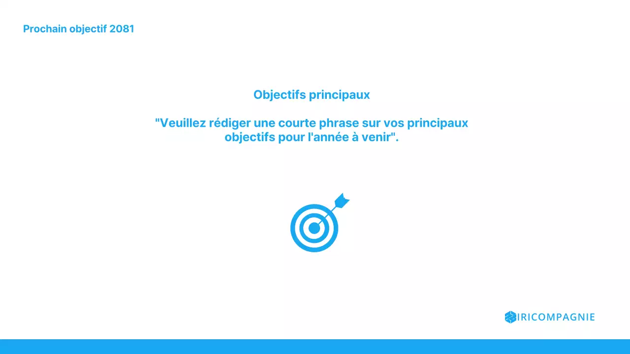 Une simple introduction au rapport sur les bénéfices en bleu clair et en blanc