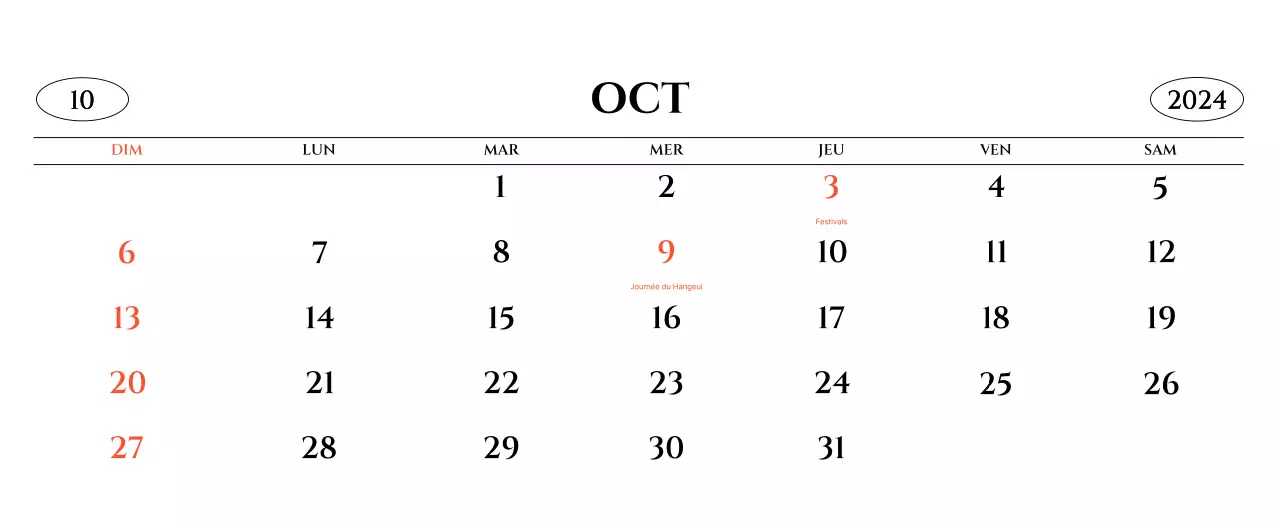 Calendrier mural de style simple avec un concept de photographie de voyage émotionnelle en noir et blanc