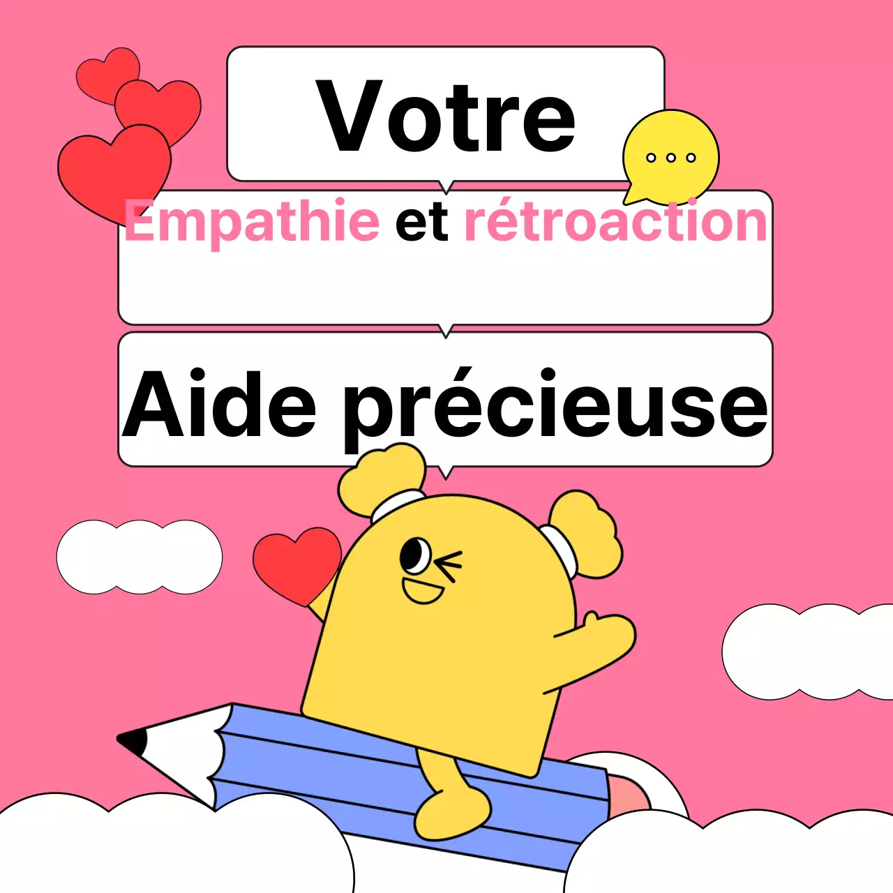 Lettre d'information principale avec accents orange et jaunes