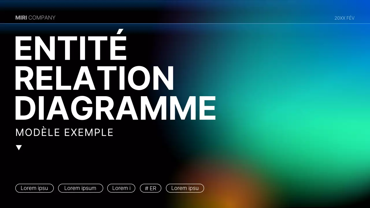 Rapports de diagrammes de développement modernes en noir et bleu