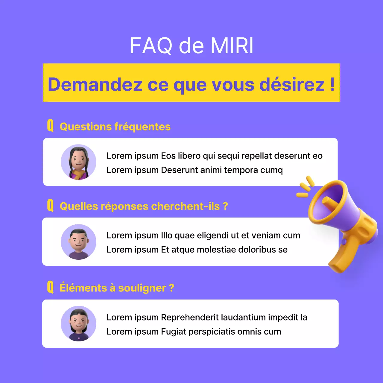 Une simple présentation de marque en 3D en mauve