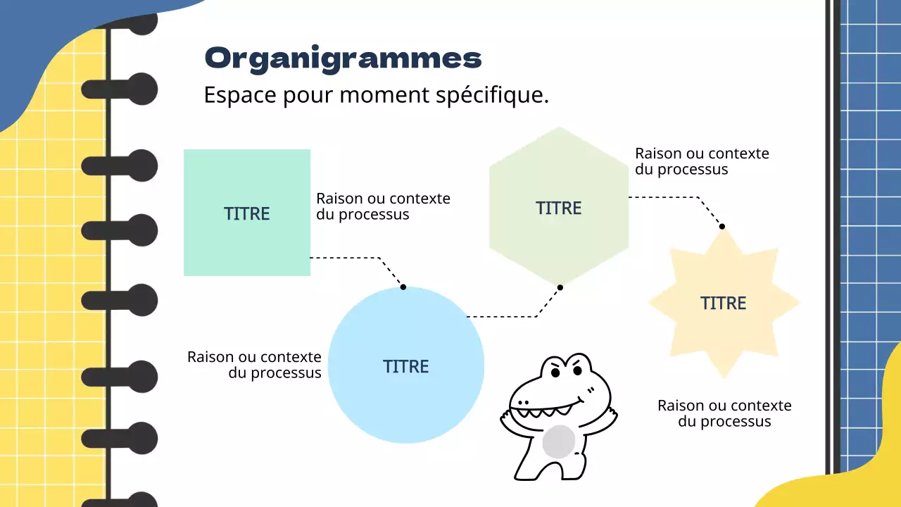 Rapport de notes d'étude sur le marketing tendance bleu et jaune