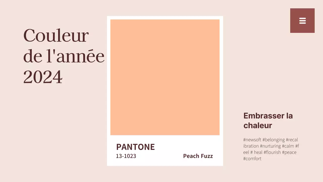 Rapport sur les tendances des couleurs simples beige et blanc Ressources