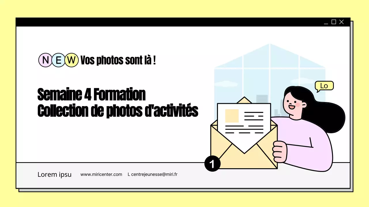 Un tour d'horizon des activités dans les centres municipaux jaunes dans la présentation