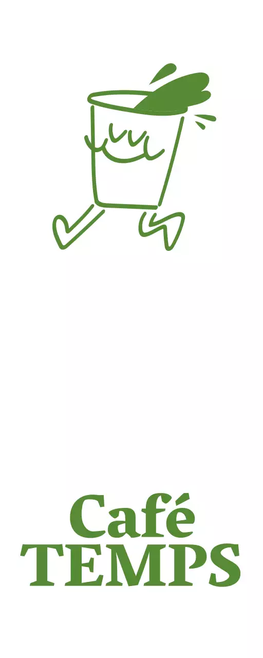 Signalisation des cafés d'inspiration vintage