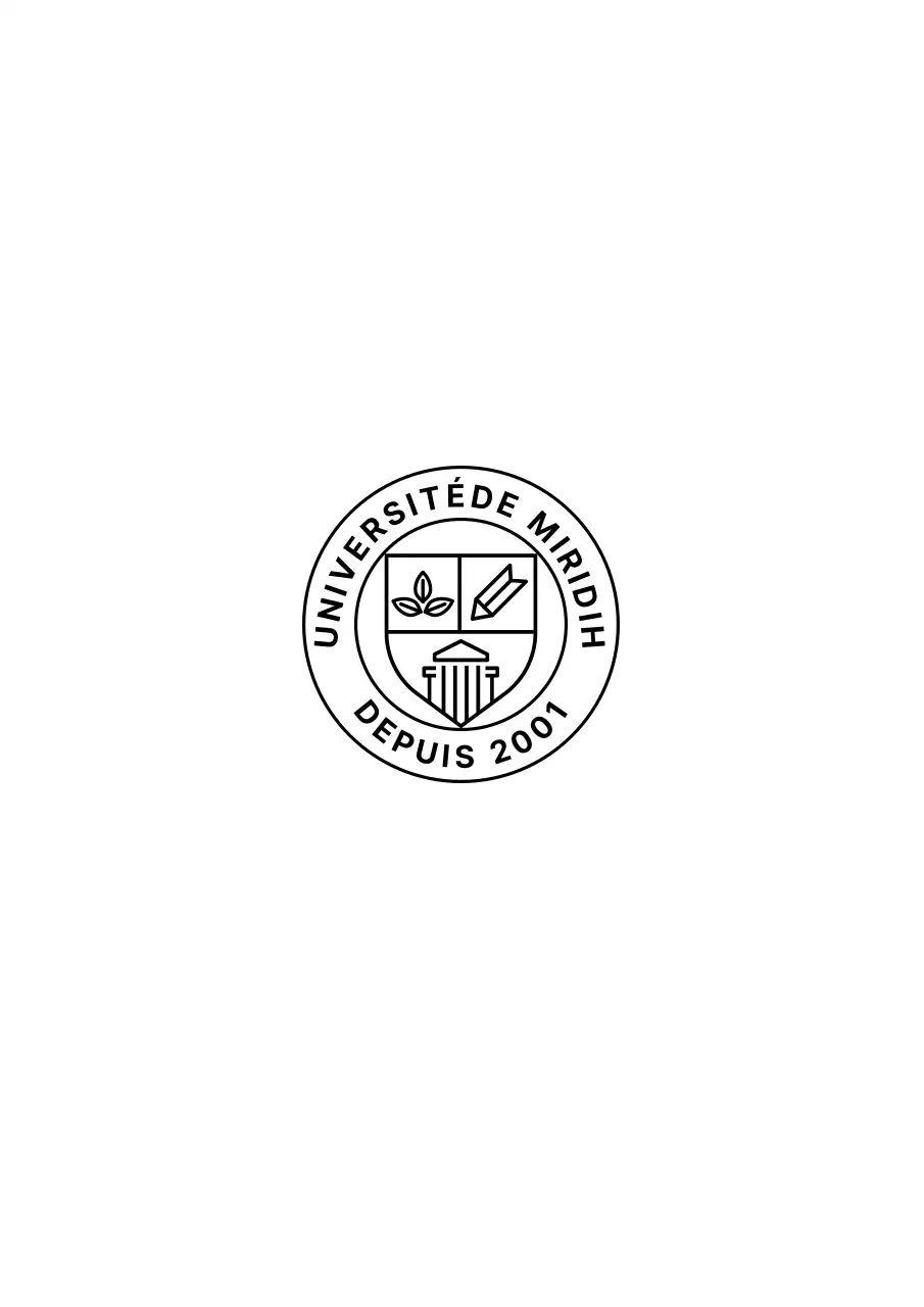 Cas de référencement du symbole du logo de l'université