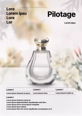 Annonce de l'académie de pilotage en noir et blanc