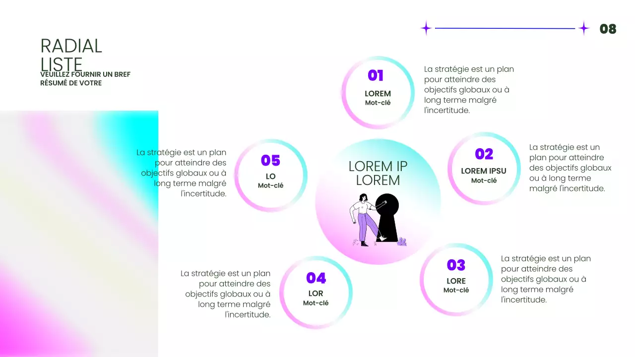 Rapport de mise en page multi-pages tendance rose et fluorescent