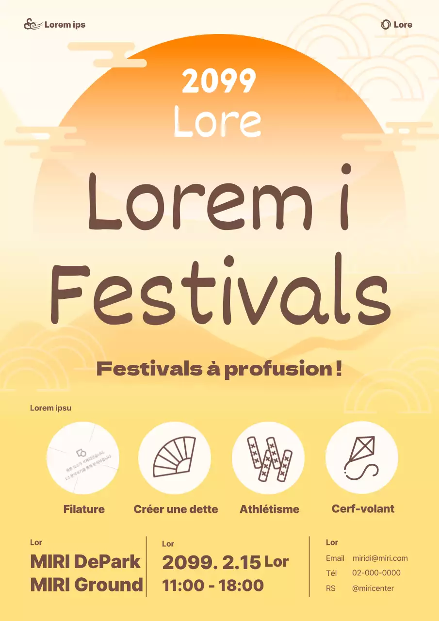 Promouvoir les activités traditionnelles orange et jaune du Sesi du Nouvel An lunaire