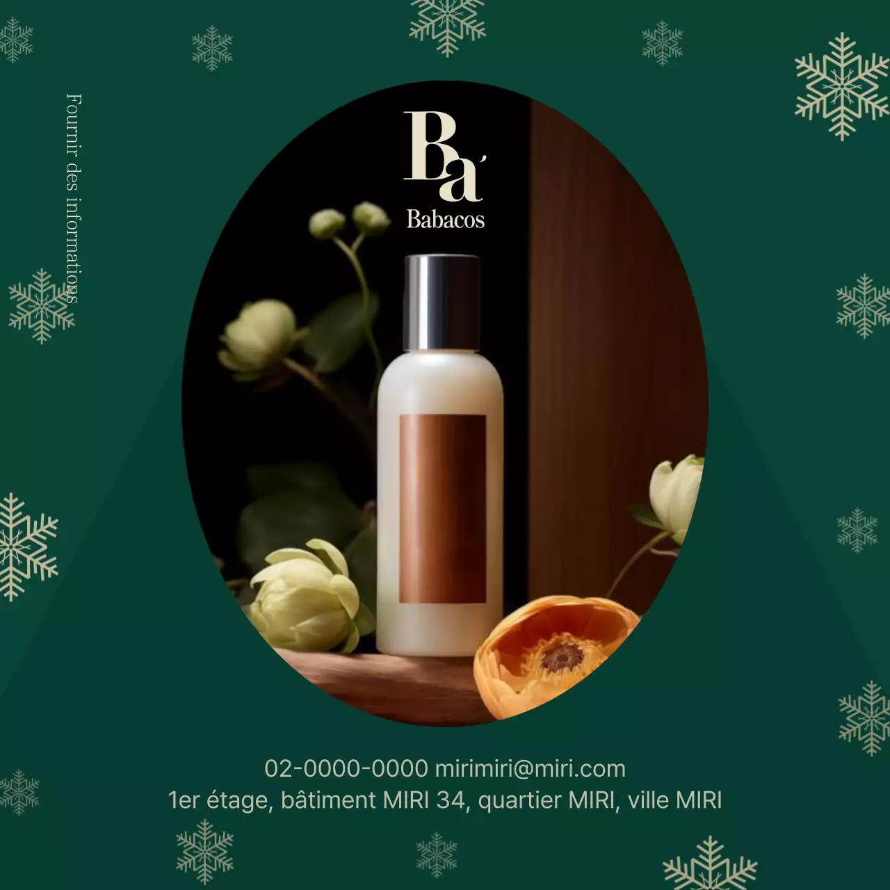 Promouvoir un kit de marque simple en rouge et vert