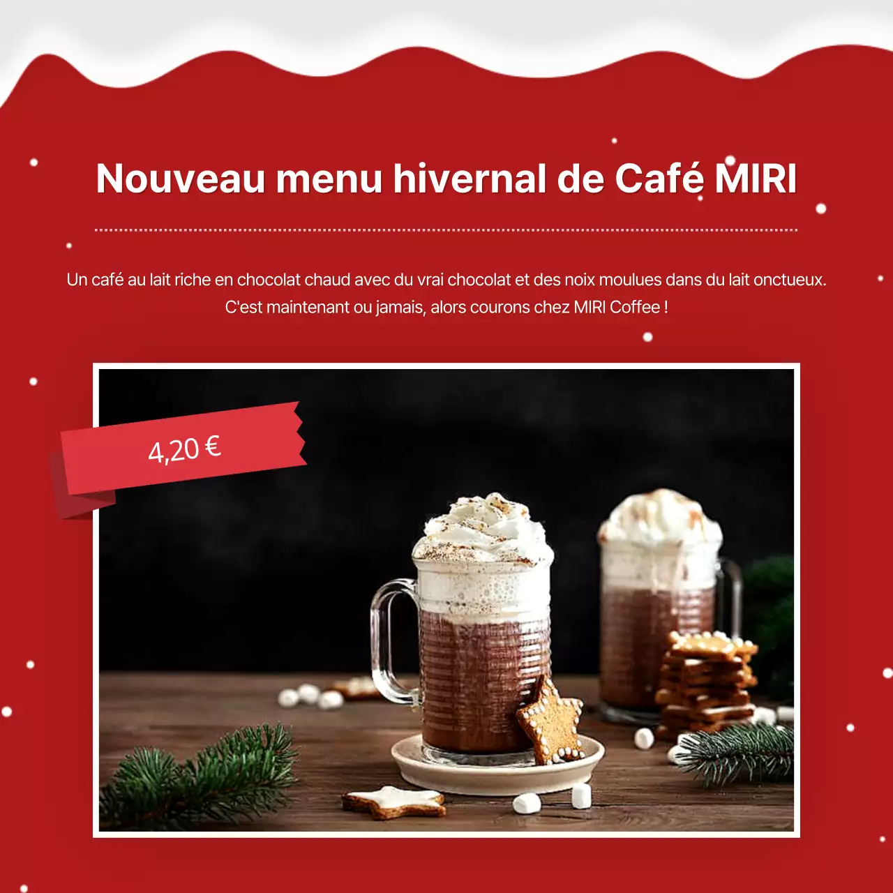 Une publicité virale avec une touche de rouge