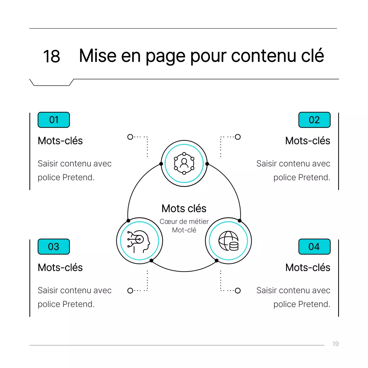 Rapport sur le concept de circuit d'ingénierie simple bleu clair