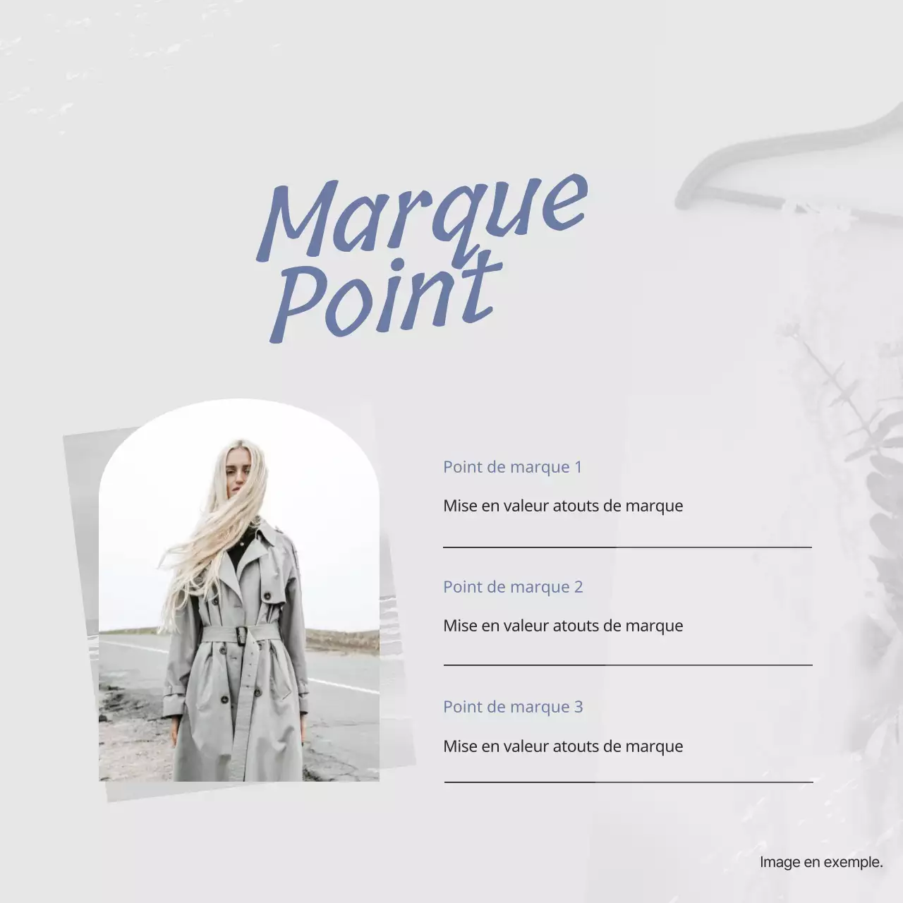 Promouvoir une marque de vêtements vintage en noir et blanc