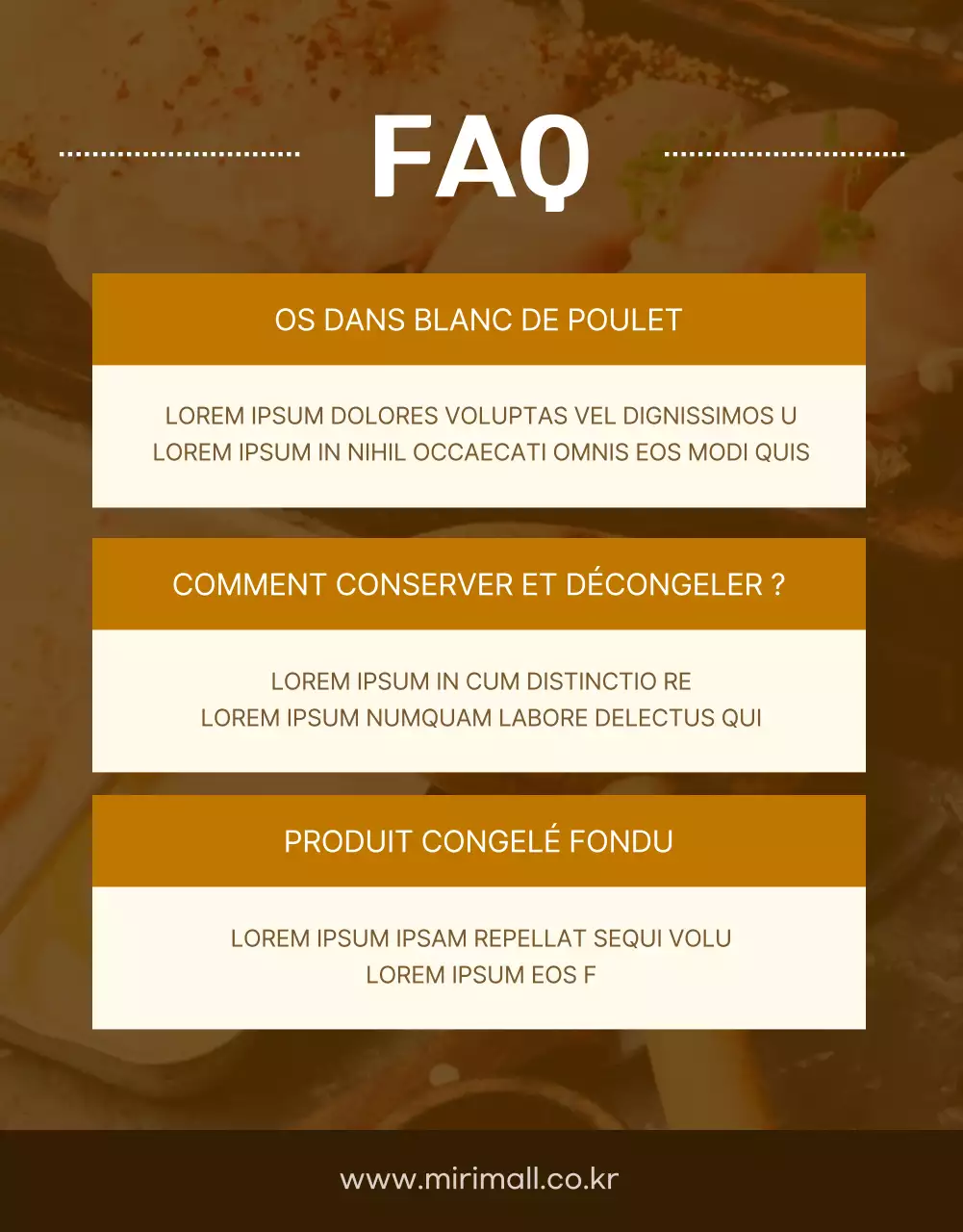 Promouvoir les poitrines de poulet vintage rissolées