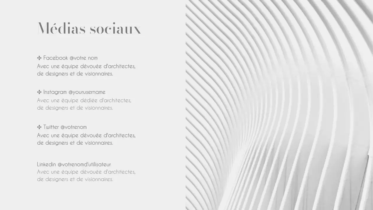 Rapports d'activité élégants en noir et blanc