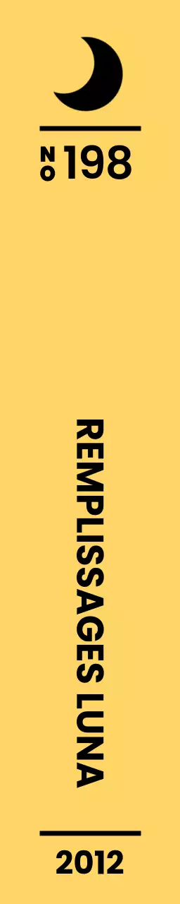 Un design simple avec une icône de lune