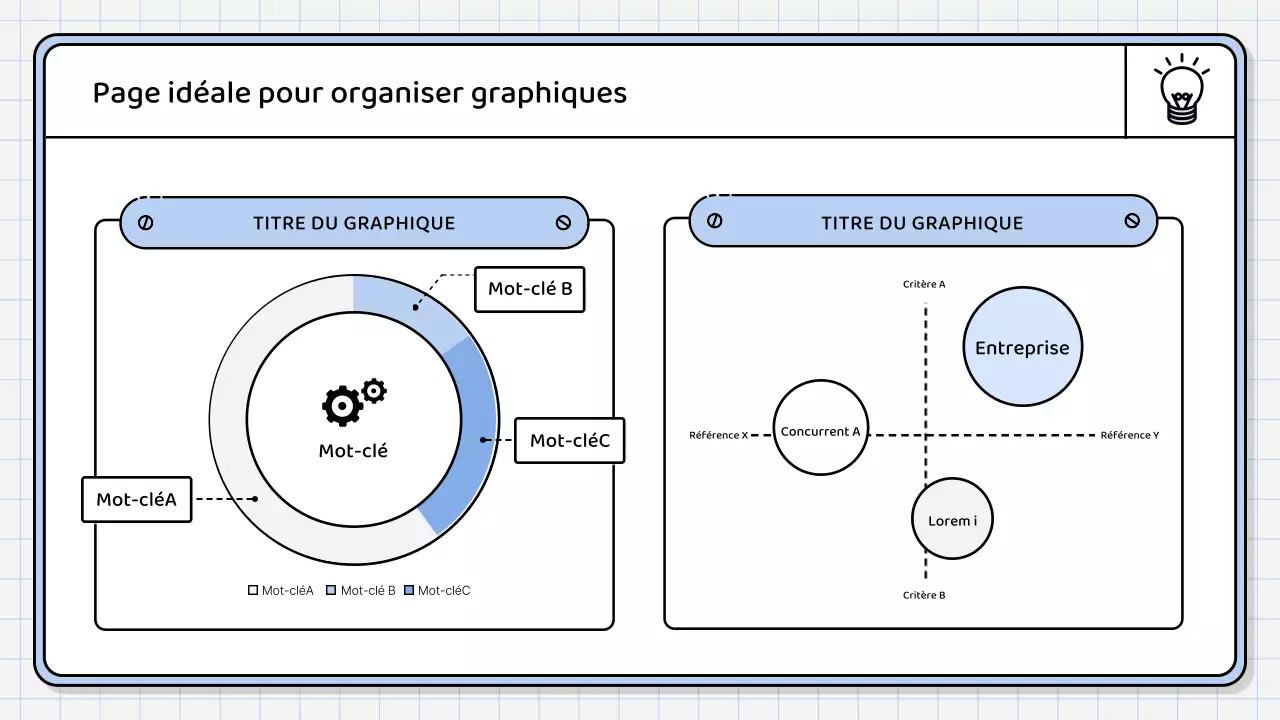 Un rapport de synthèse simple, de couleur bleu clair