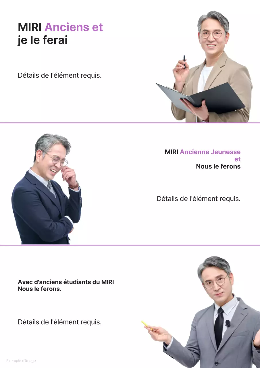 Prospectus électoral simple en violet