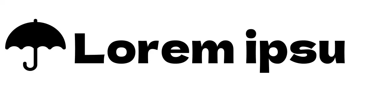 Concevoir un service de location avec l'icône d'un parapluie