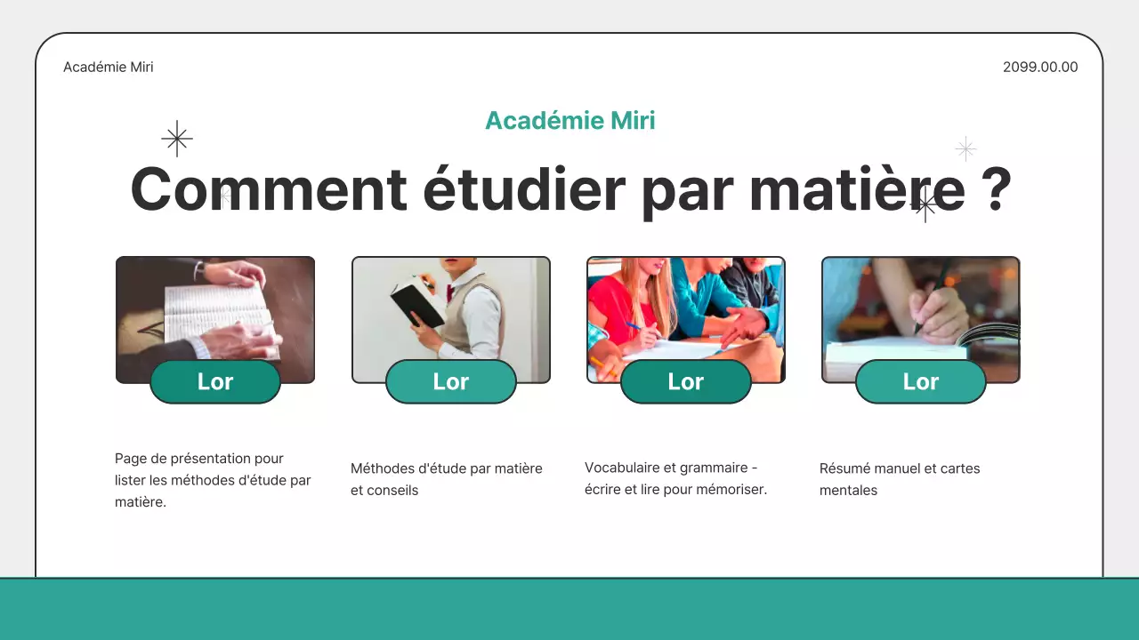 Un guide pour les cours accélérés sur les vacances scolaires gris et menthe