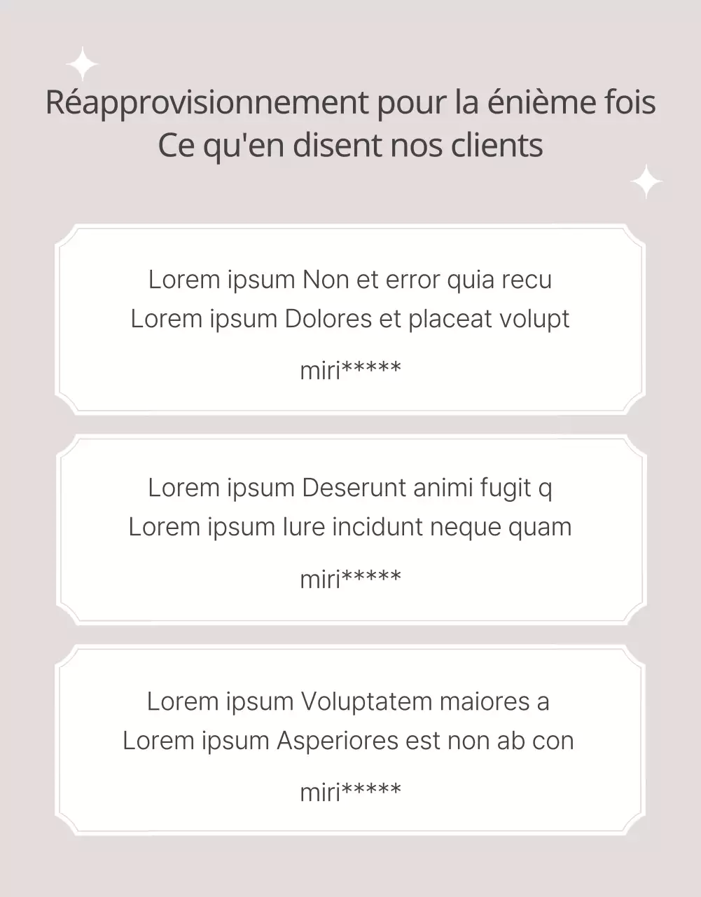 Promouvoir un gâteau de boulangerie classique en beige