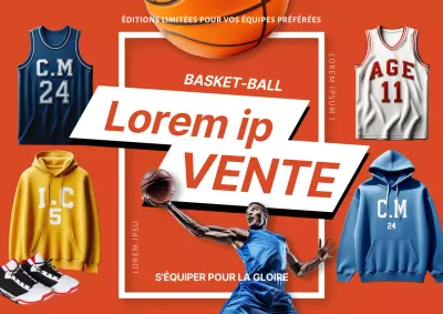 Guide des soldes orange et blanc de la March Madness