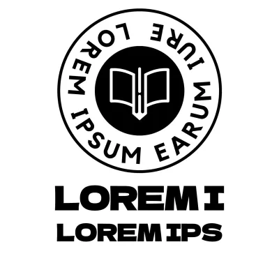 Promotion d'une agence d'admission à l'enseignement à l'aide d'un logo à symbole circulaire