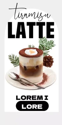 Une boisson moderne aux teintes brunes et chaudes