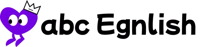 Un concept mignon d'académie anglaise avec un personnage au cœur violet