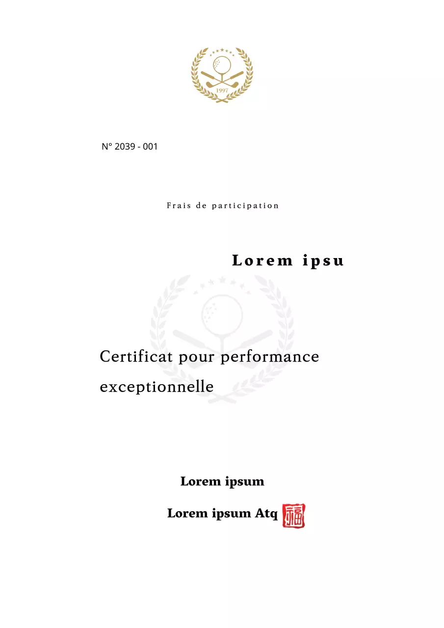 Des récompenses sportives avec Golf Illustrated pour une touche de classe