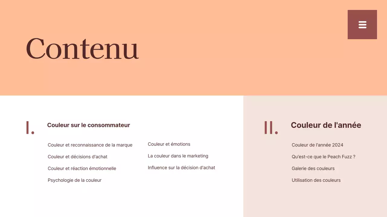 Rapport sur les tendances des couleurs simples beige et blanc Ressources