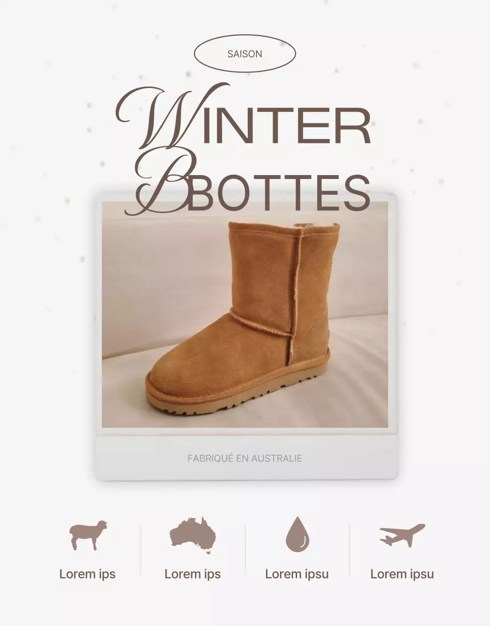 A propos des simples bottes Ugg marron et rouge