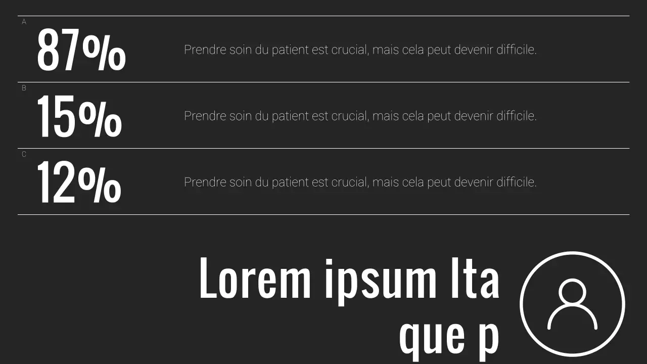 Rapport d'activité minimal en noir et blanc