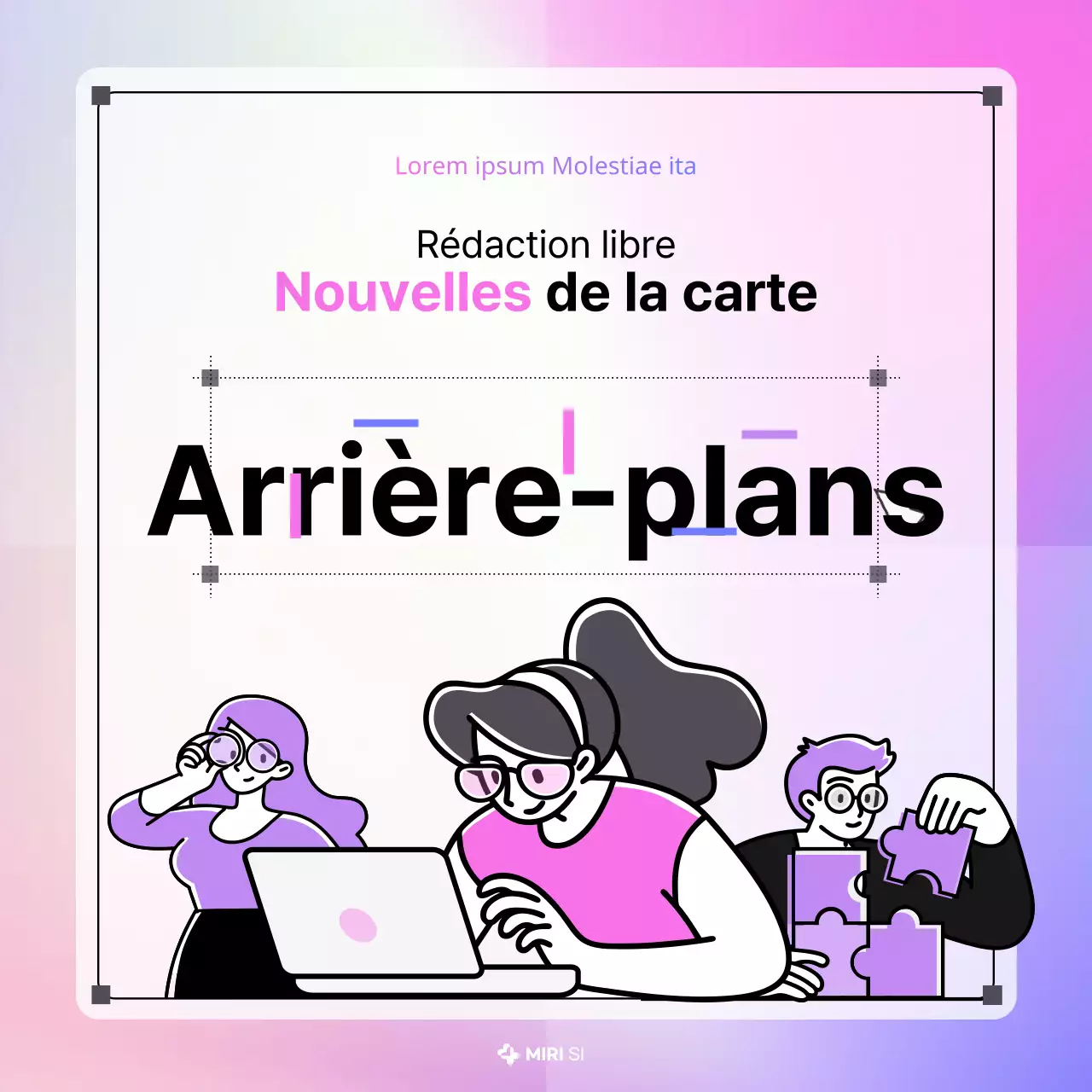 À propos du modèle kitsch violet et rose