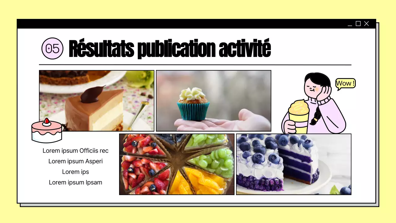 Un tour d'horizon des activités dans les centres municipaux jaunes dans la présentation