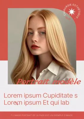 Recrutement d'un modèle de moulure moderne rose vif et blanc