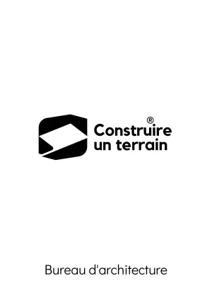 Mise en page commerciale avec un logo d'entreprise simple