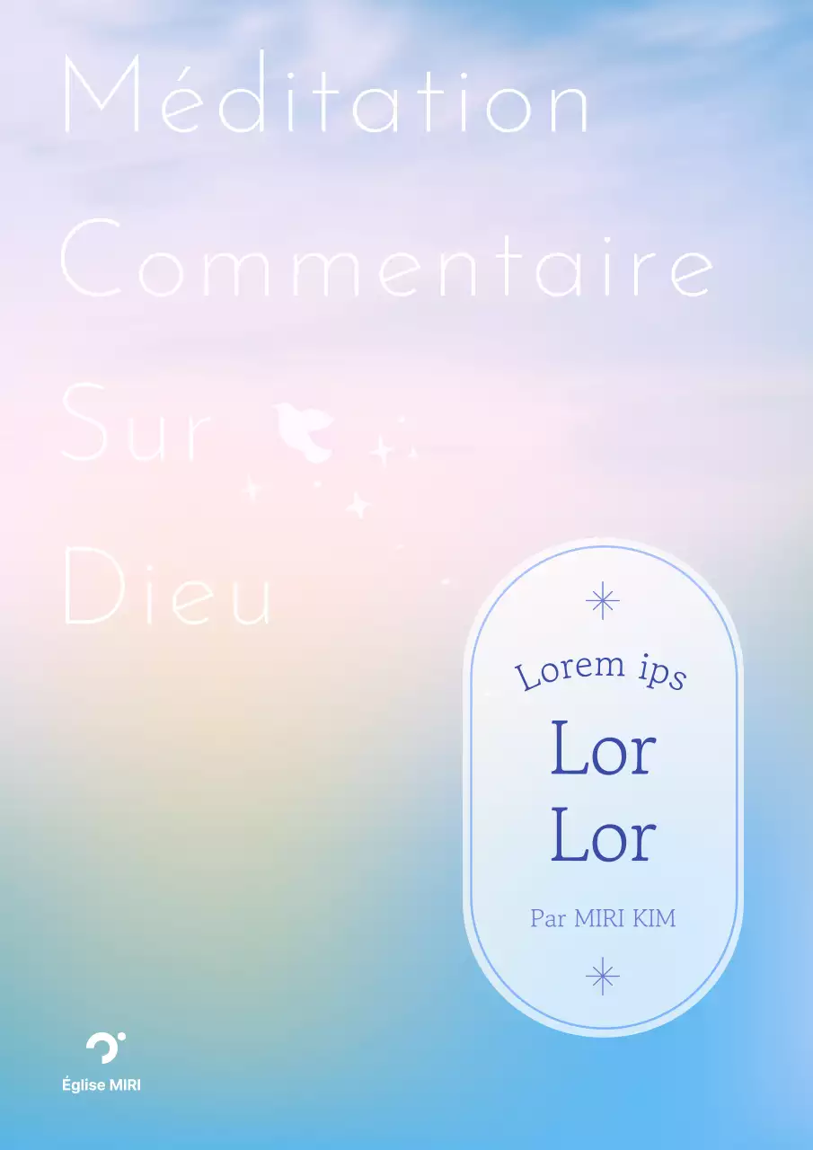 Couverture moderne de la Bible en rose et bleu