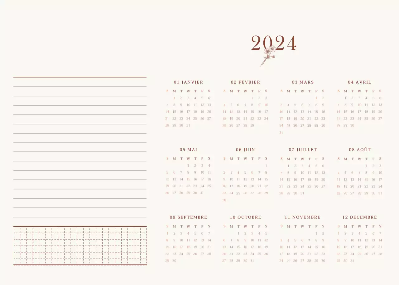 Mise en page de photos de cafés émotionnels en beige et marron