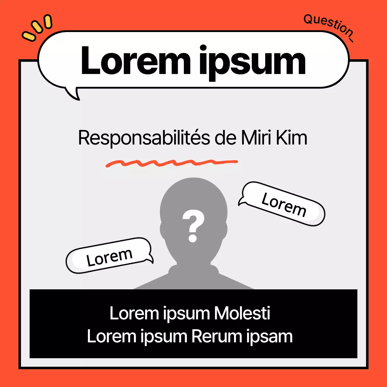 Promouvoir les offres d'emploi avec de simples bulles orange