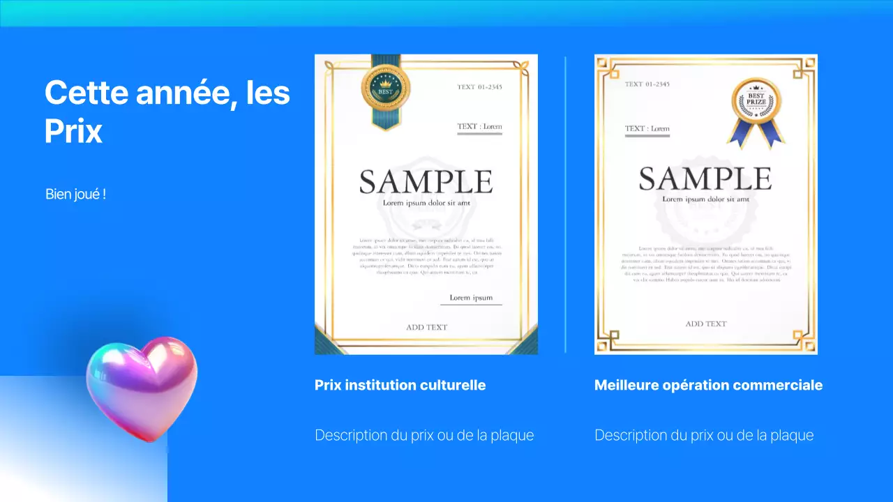 Rapports d'évaluation de fin d'année kitsch en bleu